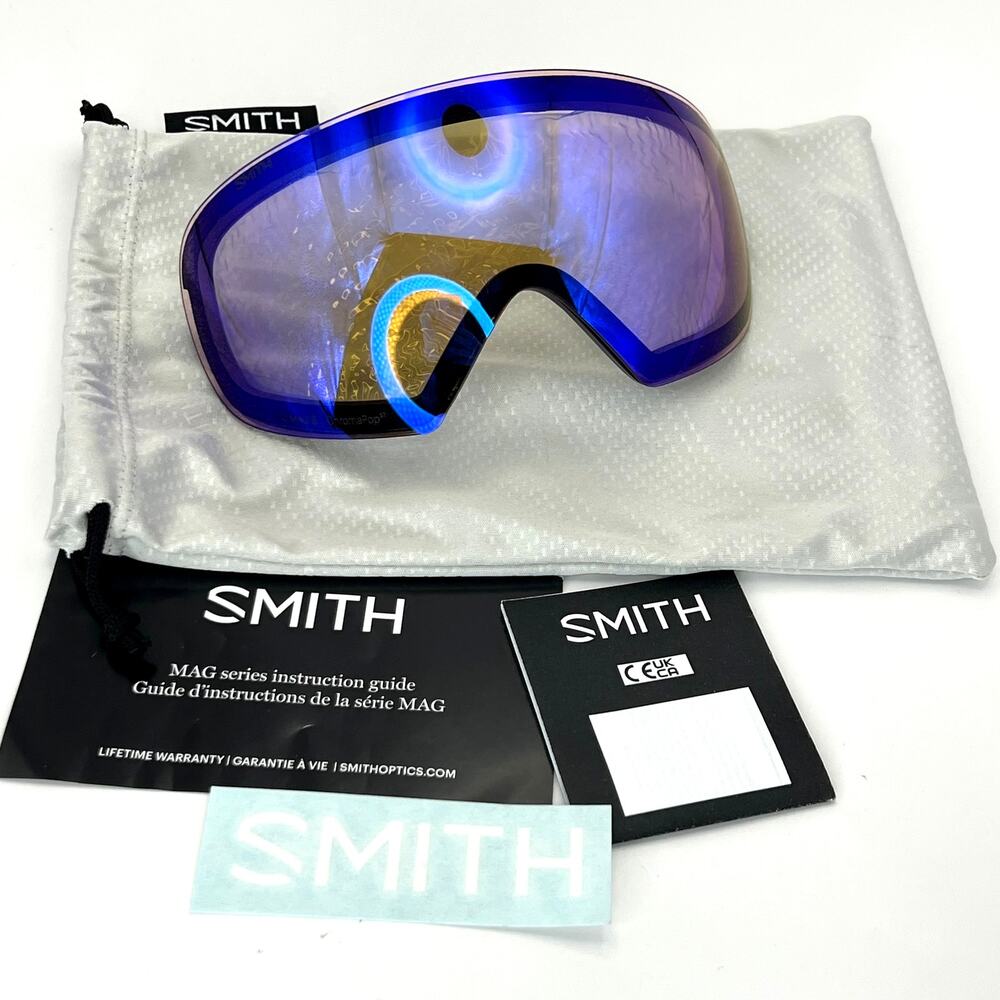 SMITH I/O MAG S ChromaPop Violet Mirror Replacement LENS ONLY Ski Goggles NEW
